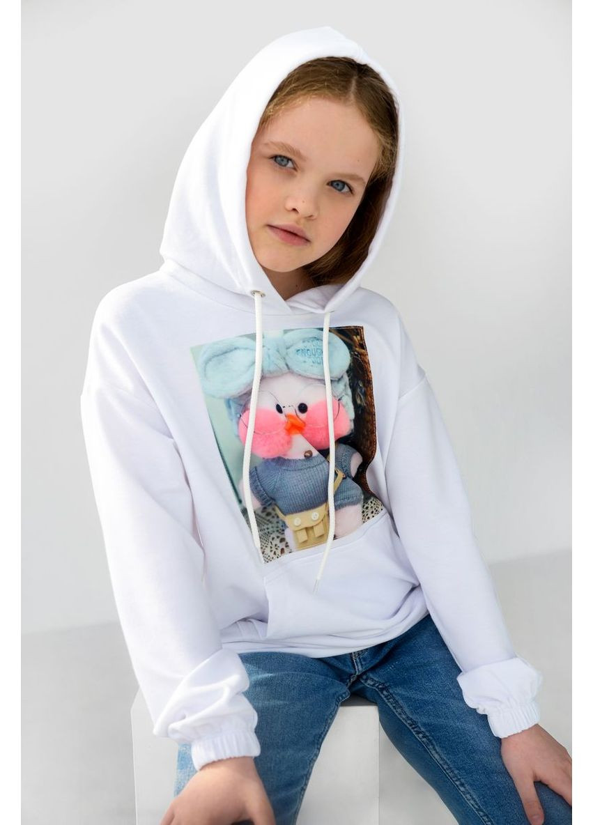 Детское худи из двунитки с принтом, 102R1526 Ager (362221064)