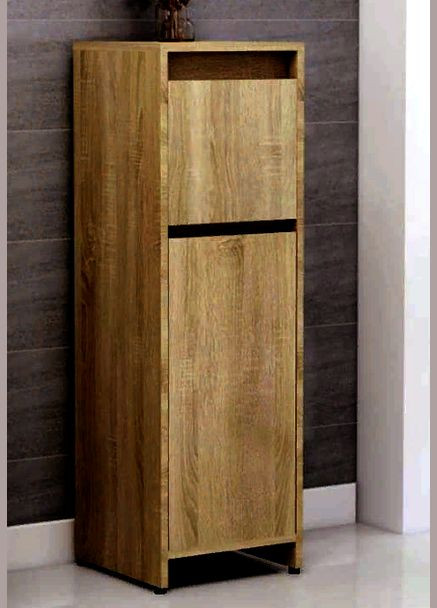 Пенал підлоговий для ванної з дерева Херефорд сієна (ПЕВ-001805) No Brand (328293355)