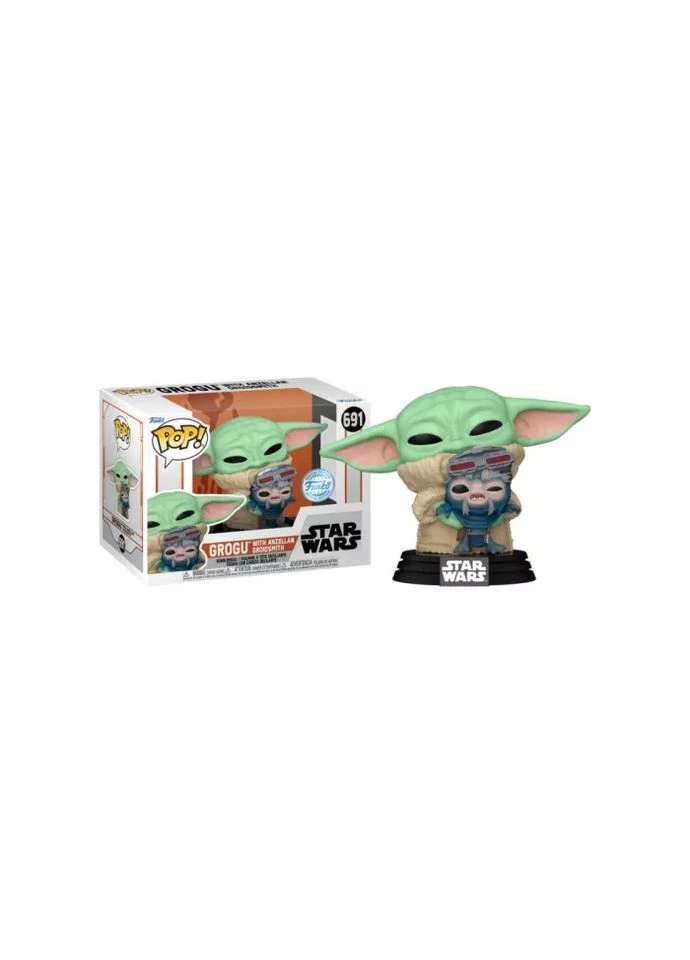 Фігурка Pop Зоряні війни Грогу з Анзелланом Star Wars Grogu with Anzellan 10 см FP SW G 691 Funko (373966822)