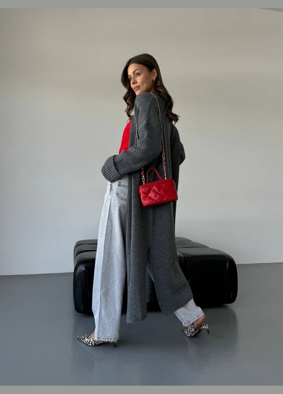 Жіночий кардиган довжини максі без застібки MonCher (347584656)