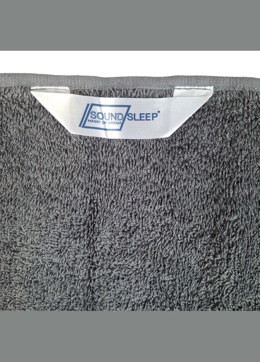 Полотенце Inspire махровое 500грм 50х90 см темносерое (2800004645409) SoundSleep серый