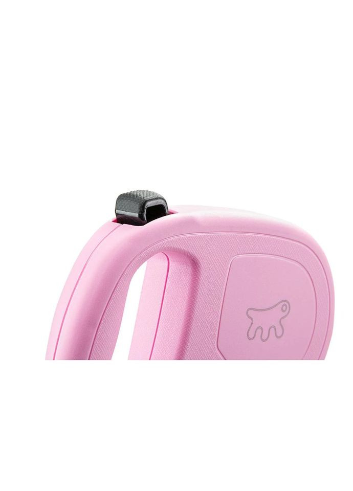 Повідець-рулетка для собак Flippy One Tape S до 15 кг рожева стрічка 4 м 75092216 Ferplast (269341656)