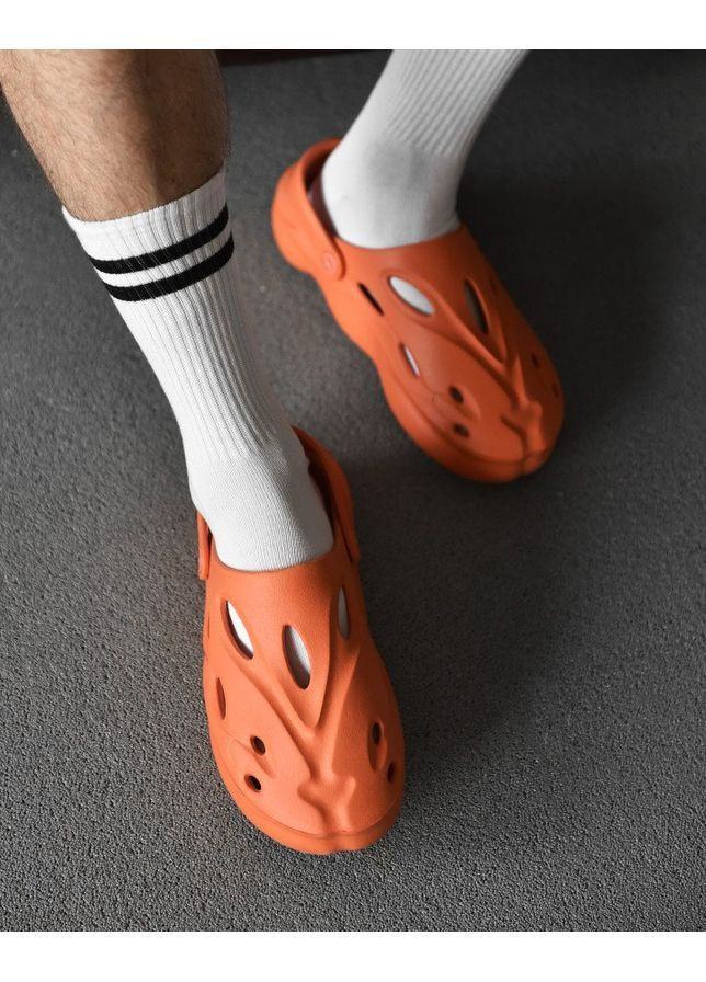 Оранжевые летние кроксы оранжевые magnum No Brand