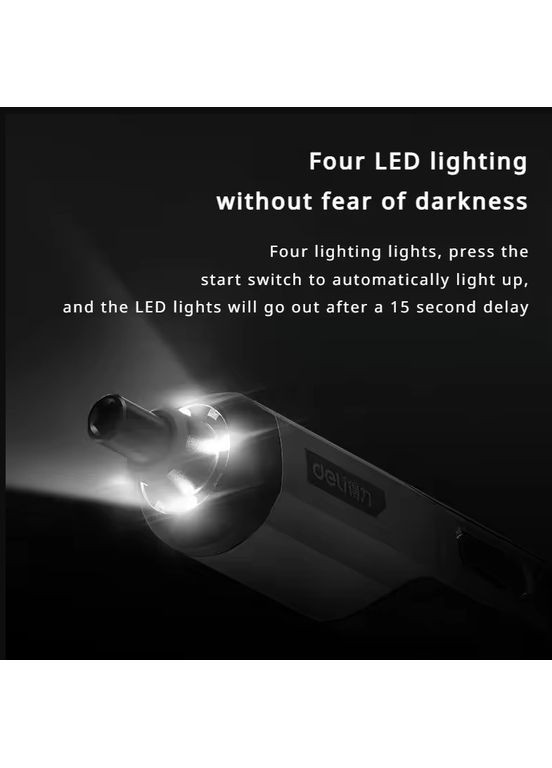 Викрутка електрична Electric 2000mAh Plastic box 28pcs DC161 black Deli (361960687)