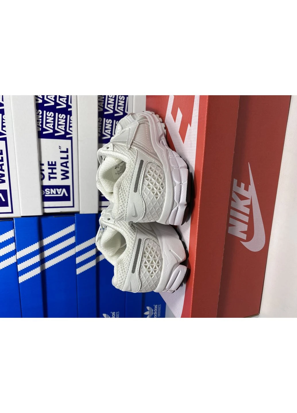 Білі кросівки чоловічі nike vomero 5 white найк вомеро 5 білі демісезон No Brand
