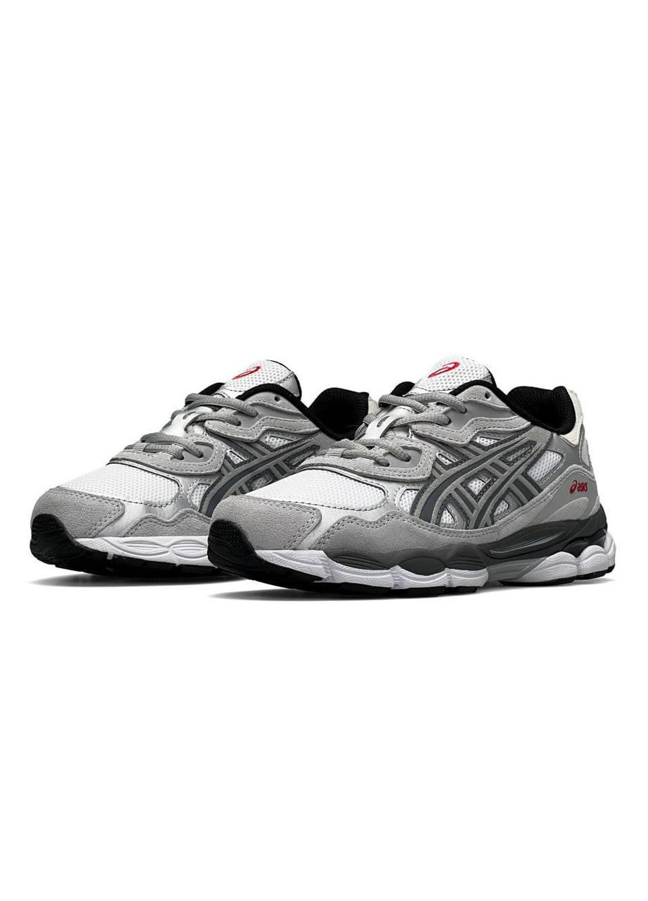 КРОСІВКИ ЖІНОЧІ ASICS GEL - NYC WHITE STEEL GRAY АСІКС ГЕЛЬ НЮК No Brand білі демісезони (367172331)
