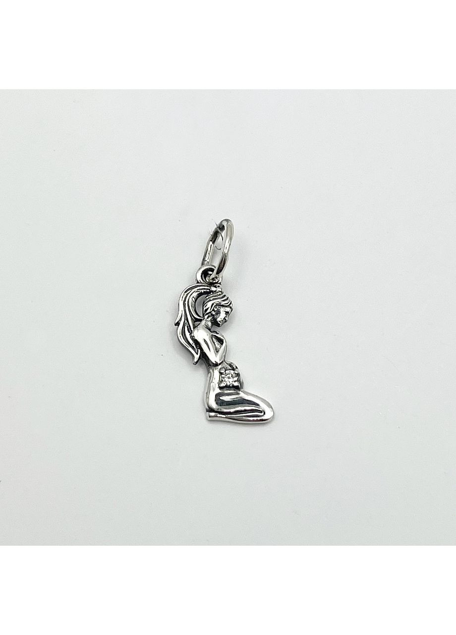 Кулон серебряный с кубическим цирконием "Чудо" 1,16 г No Brand (369737488)