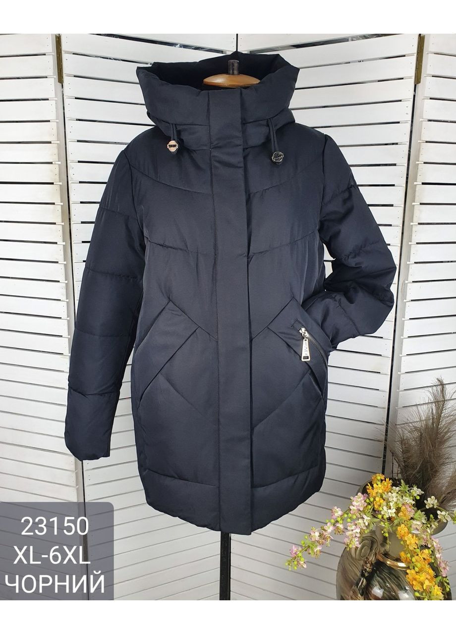 Чорна зимня зимова куртка 23150 Meajiateer
