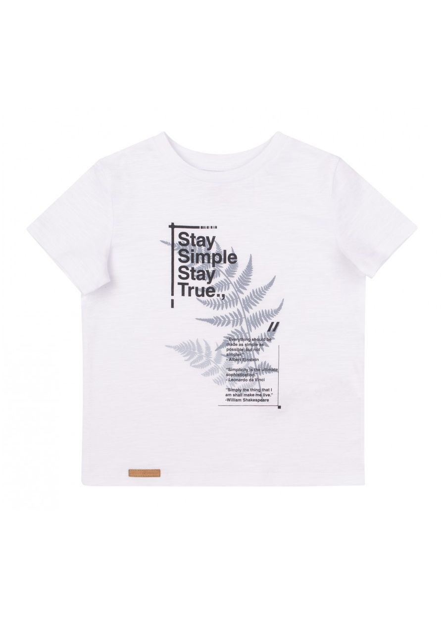 Белая футболка детская бемби (фб990/100) белый Бембі