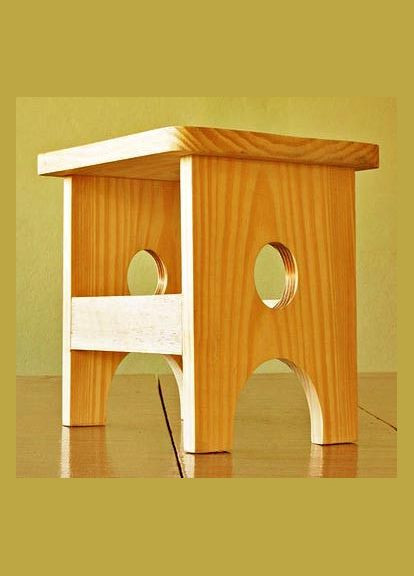 Скамеечка из дерева Вантили карри (ТАБ-012803) No Brand (327845180)