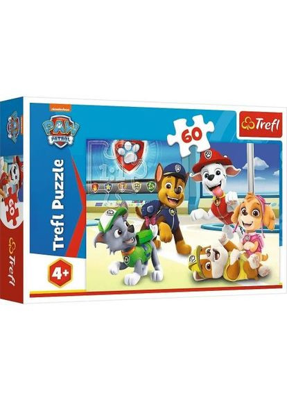 Пазлы "В мире щенят. Щенячий патруль" 60 эл. 17392 (5900511173925) Trefl (292709548)