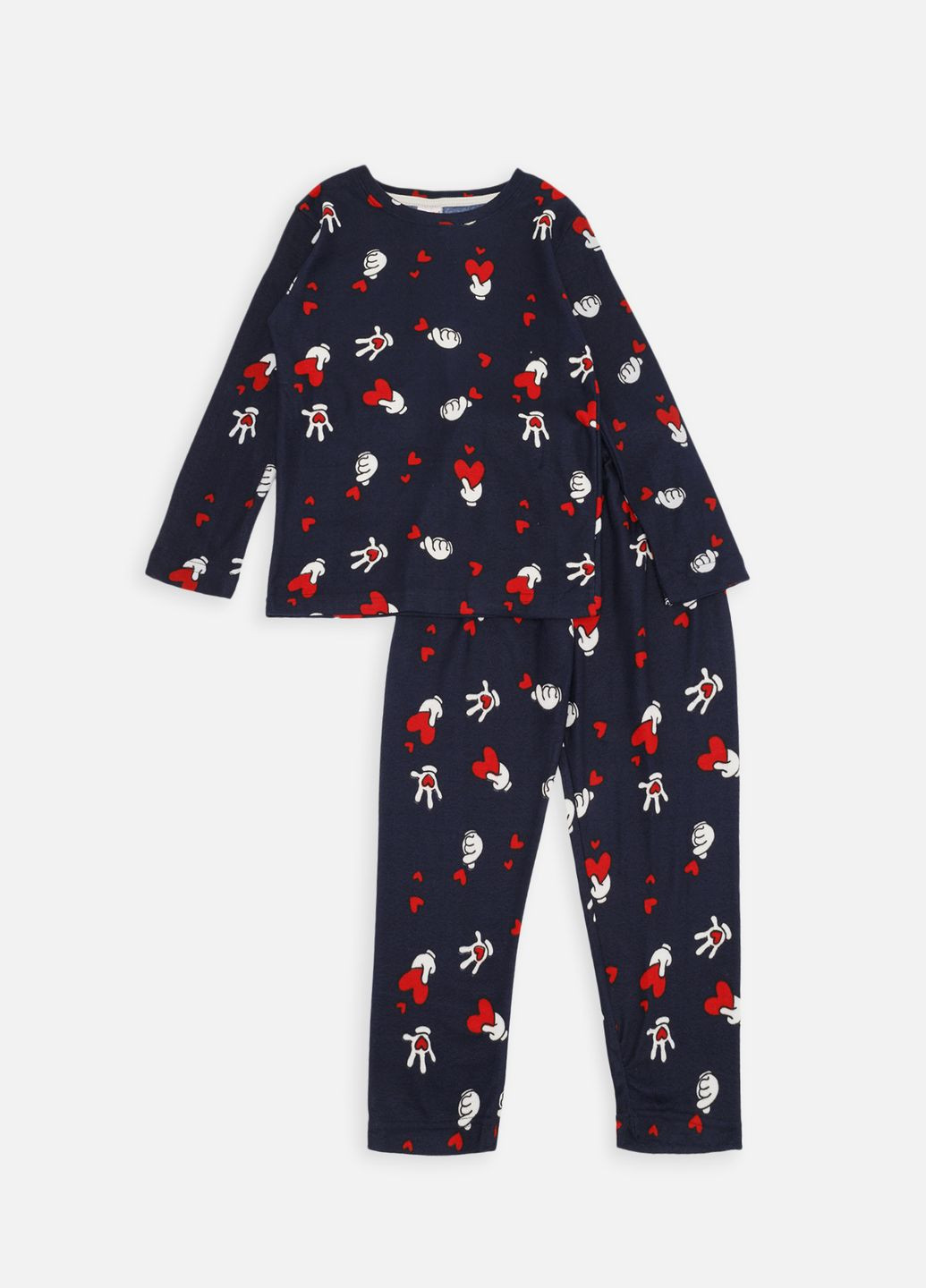 Темно-синяя зимняя пижама для девочки цвет темно-синий cb-00258252 MINI NIGHT