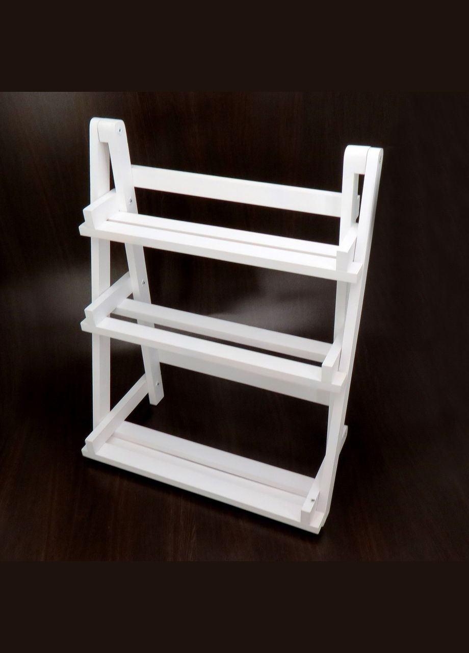 Полка настенная для цветов из дерева Сан-Бернарду зефир (ЦВС-002220) No Brand (328226816)