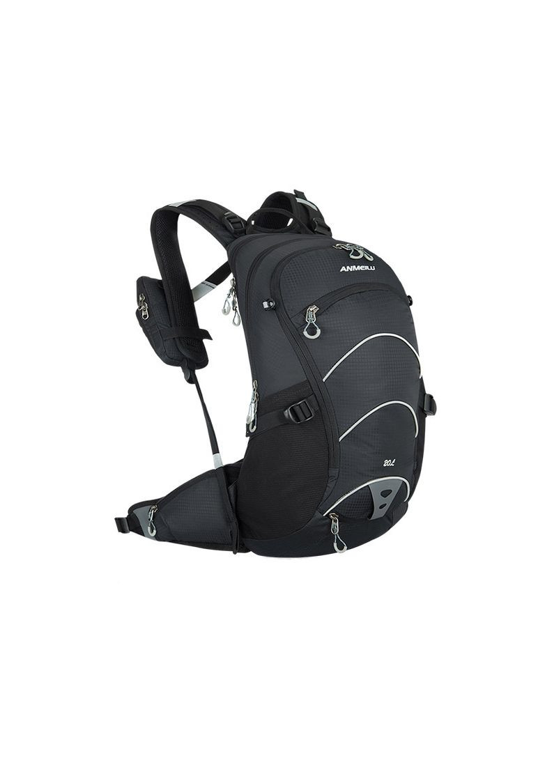 Рюкзак 20L для велоспорта и туризма, каркасная спинка (1023), Черный Anmeilu (322280586)