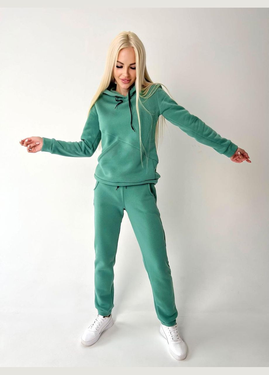 Женский спортивный костюм на флисе Fashion Girl (300775424)