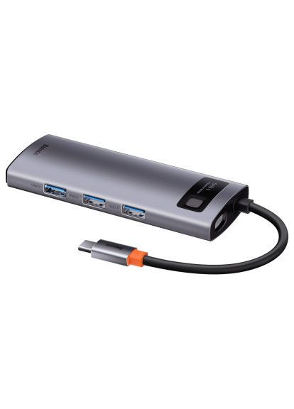 Концентратор 3*USB 3.2 Gen1/ 5in1 (CAHUB-CX0G) Baseus USB3.1 Type-C to USB Type C PD 100W/HDMI 4K 60 Hz/ (366697885)