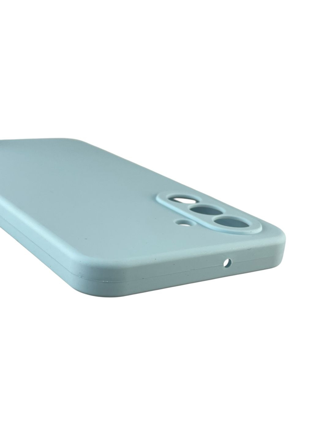 Чохол для Galaxy A26 (SM-A266) силіконовий з мікрофіброю нековзний на самсунг а26 блакитний Samsung (366228915)