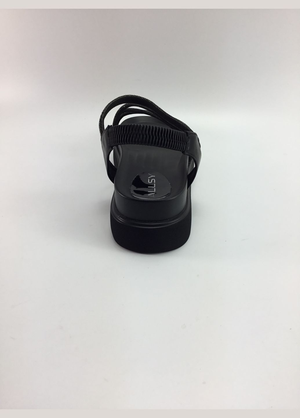 Черные женские босоножки ALLSY без застежки