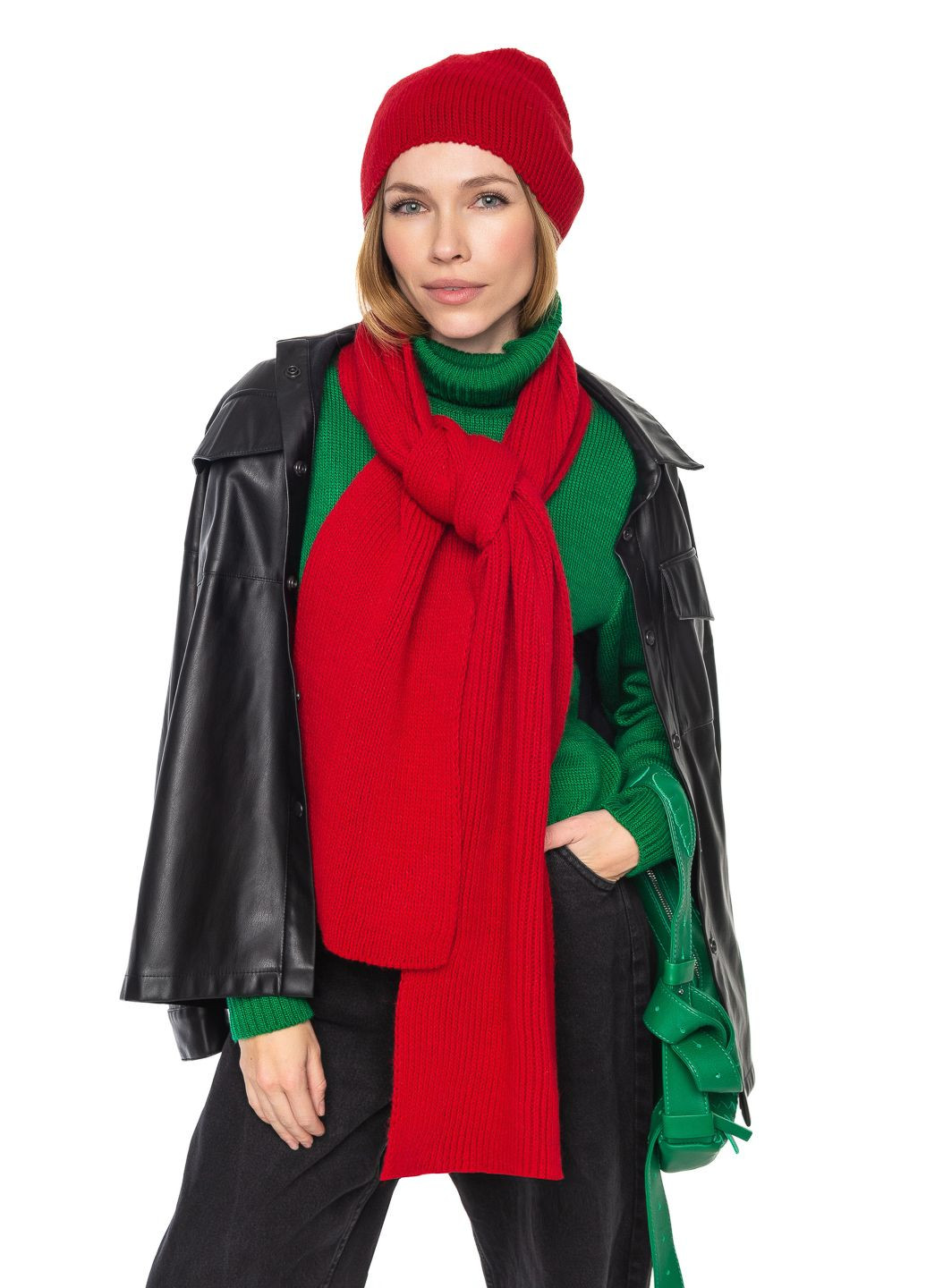 Женский комплект шапка и шарф SVTR (369779367)