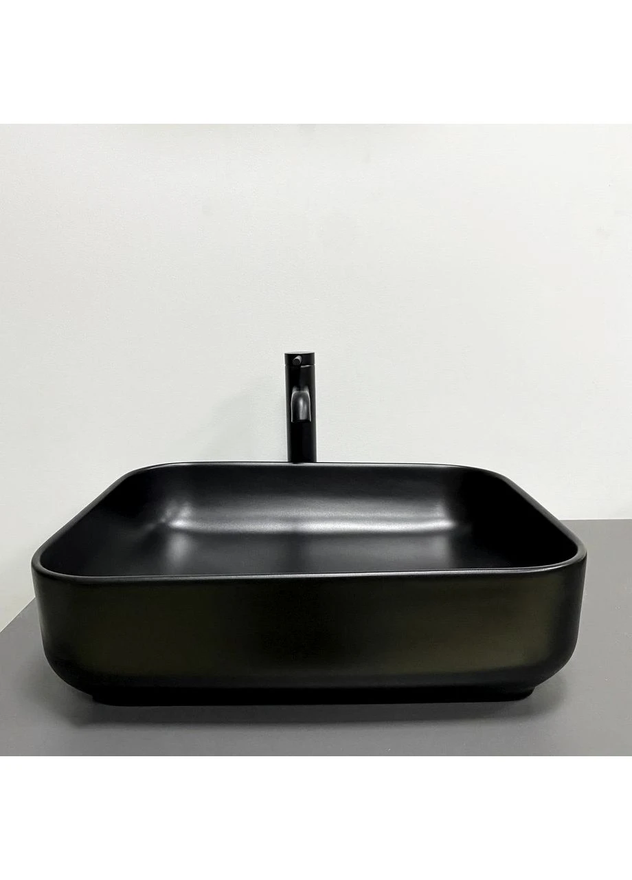 Умивальник (раковина) PALERMO BLACK MATT накладний VBI (374486435)