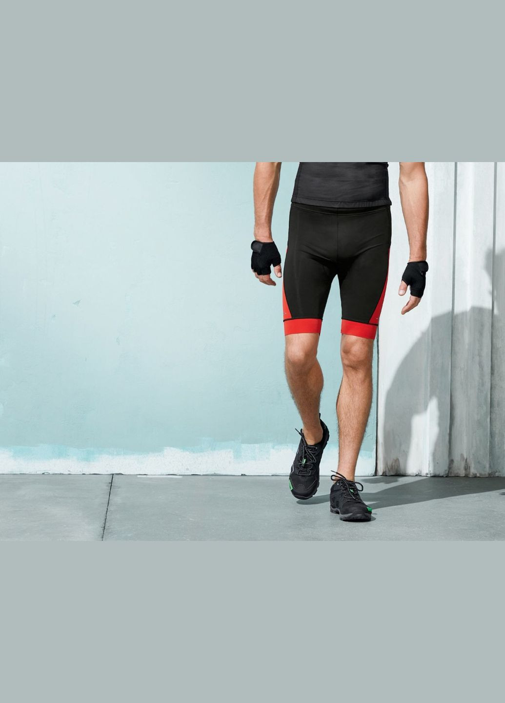 Велошорти з памперсом і кишенею для чоловіка COOMAX freshFX 318175 L чорний Crivit (276254656)