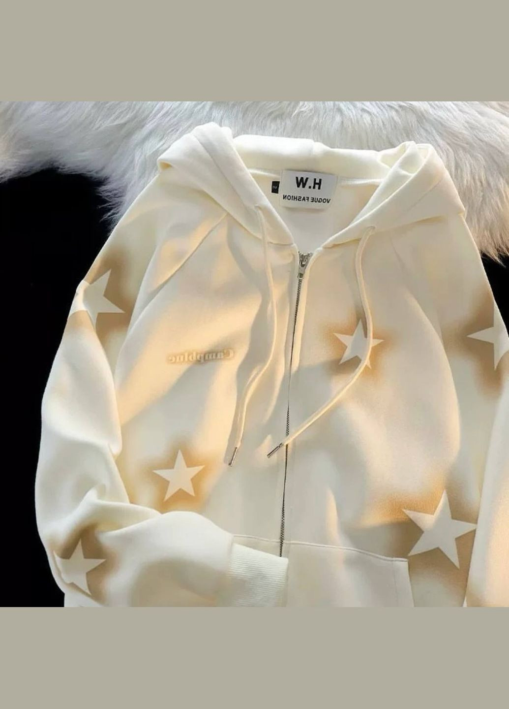 Худи с качественным накатом звездочек,повседневный теплый в котором вам будет очень уютно No Brand 131 (323000473)