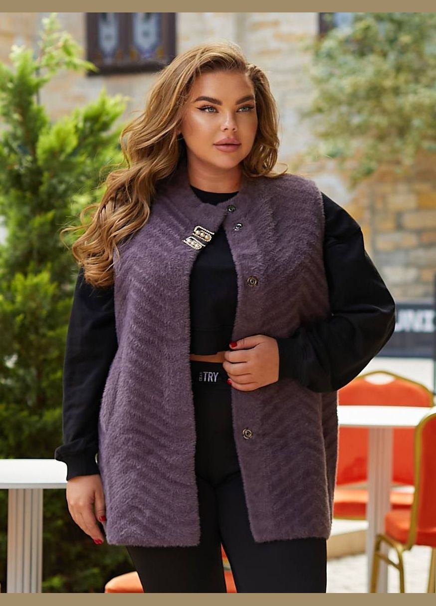 Жилетка из альпаки 50-58 размера KVAN (303190784)