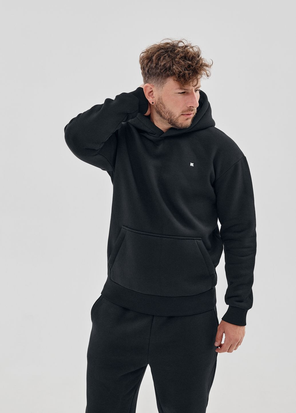 Чоловічий спортивний костюм флісовий з капюшоном Kindamor Frosted (362311110)