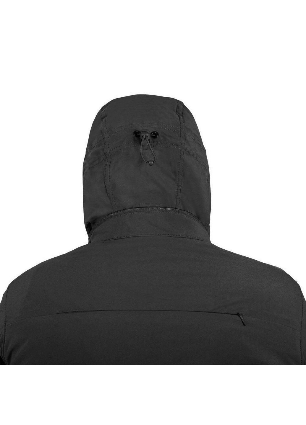 Чорна демісезонна куртка helikon cougar softshell windblocker qsa hid Helikon-Tex