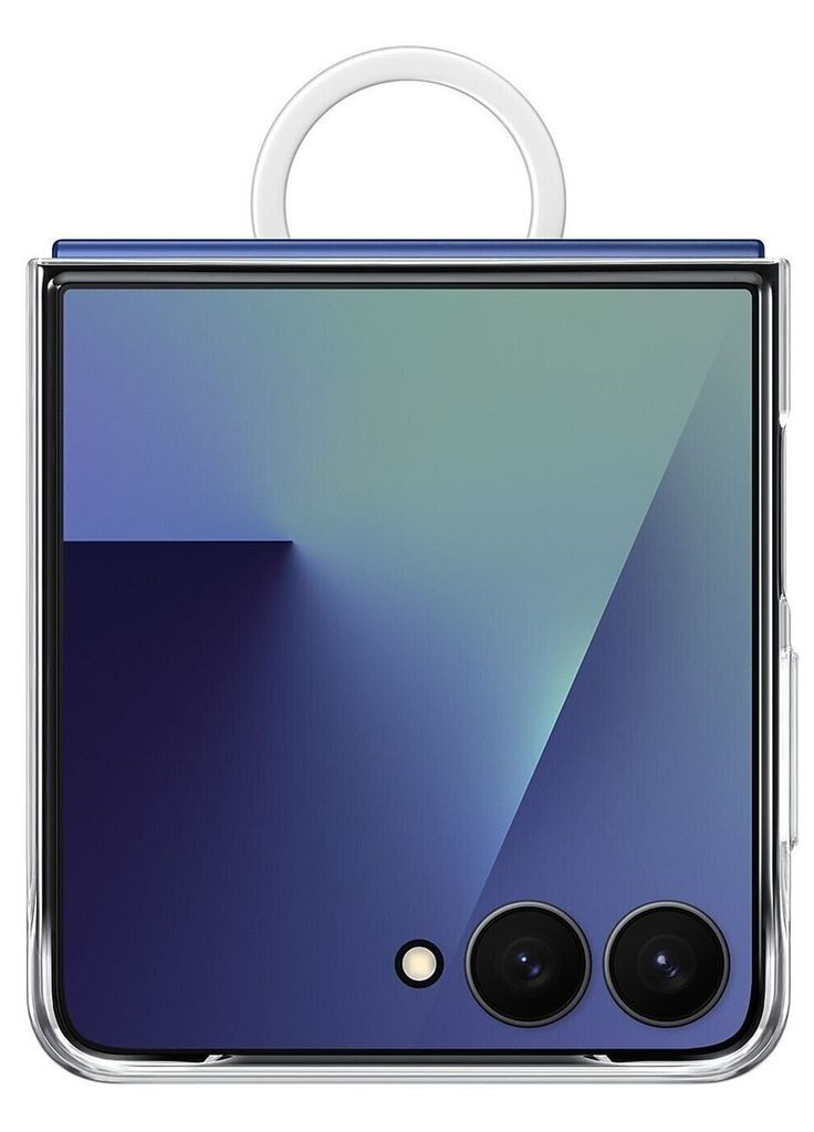 Чохол Flip 7 Ring Case Transparent (EF-QF766CTEGUA) (7157358) Samsung (360403935)