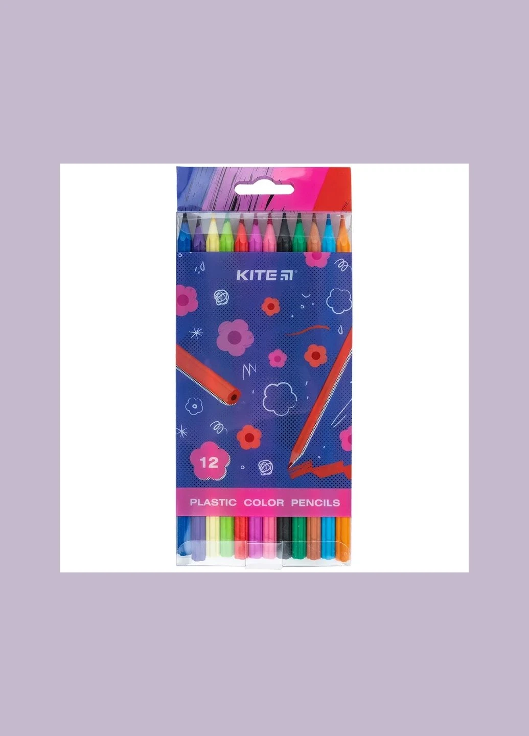 Олівці кольор. 12 кольор. " " №K24-049-1 Flower Kite (322576516)