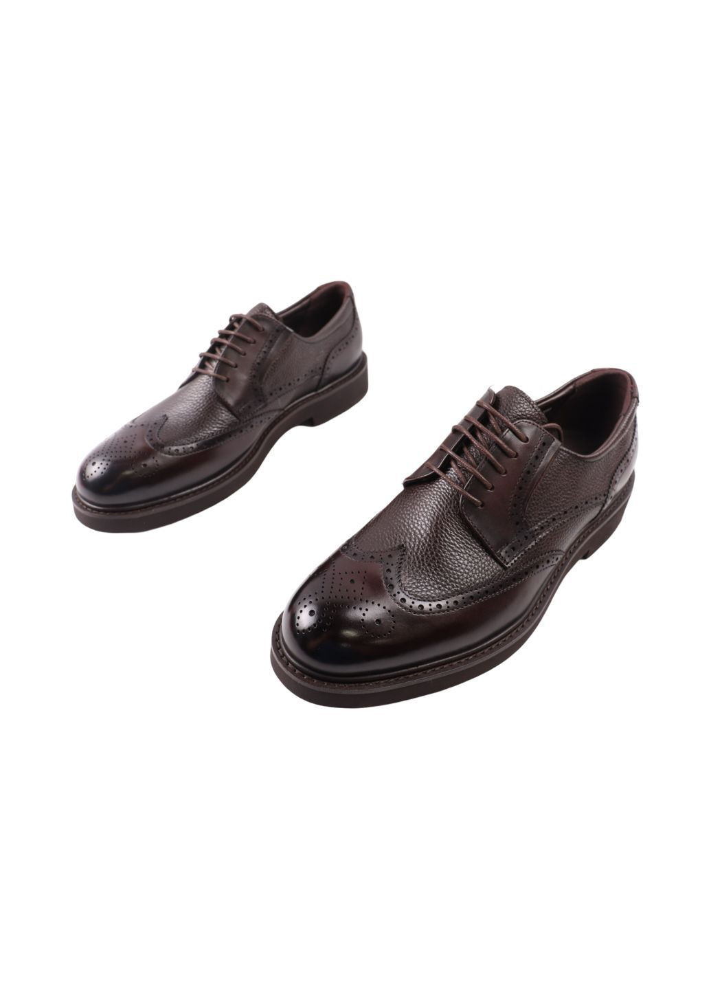 Коричневые туфли мужские lido marinozi кабировые натуральная кожа Lido Marinozzi