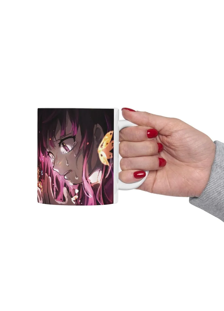 Аніме чашка Клинок, який знищує демонів Иноске Хасібіра | Demon Slayer: Kimetsu no Yaiba | Горнятко з принтом No Brand (397888131)