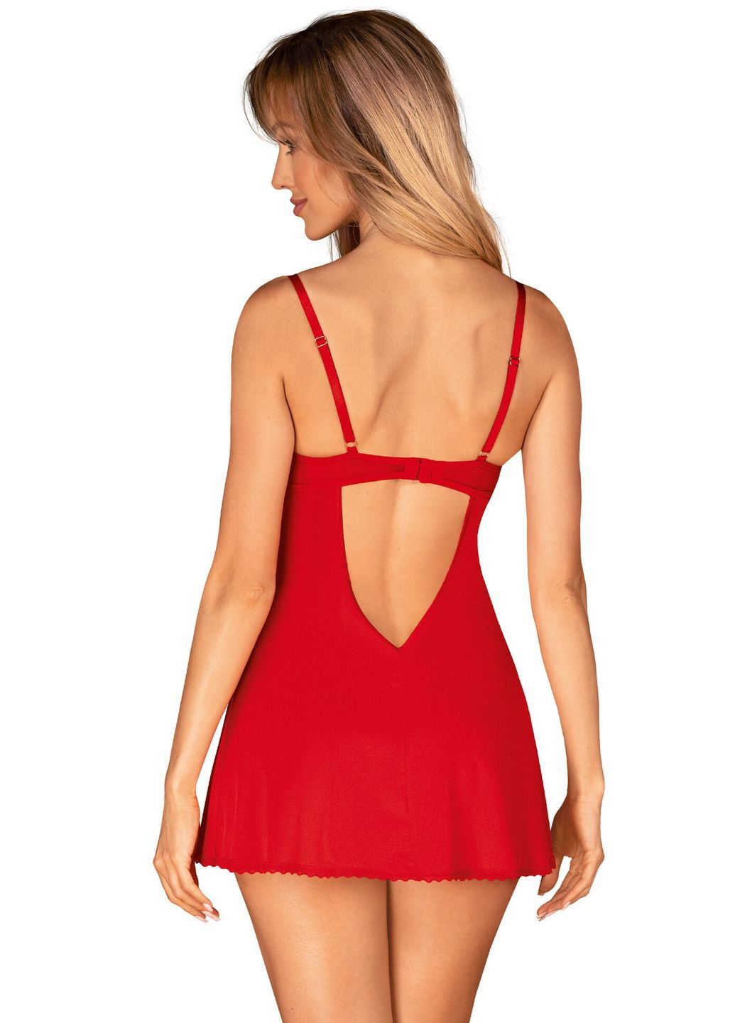 Комбінація з мереживним ліфом Ingridia chemise Obsessive (351583128)