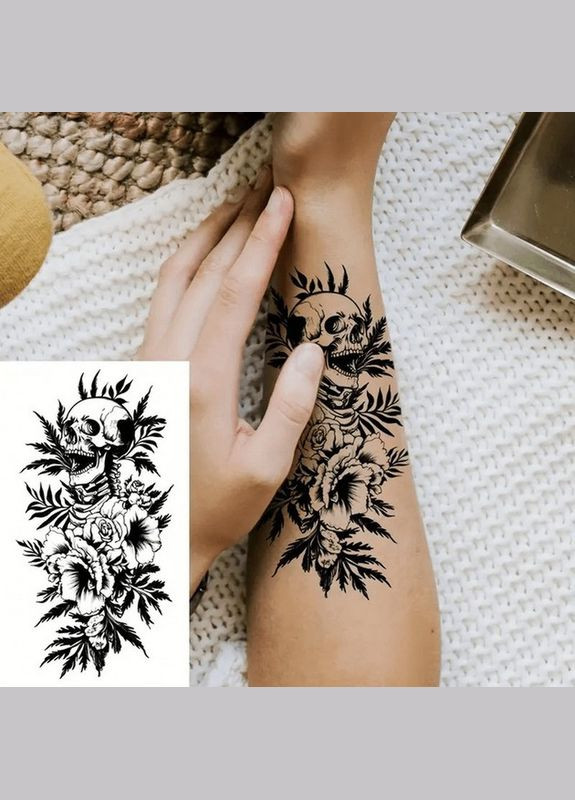 Набір дитячих тимчасових татуювань "Чорні міні №5" black-tattoo-mini-set-5-T Fresh Tattoo (337170796)