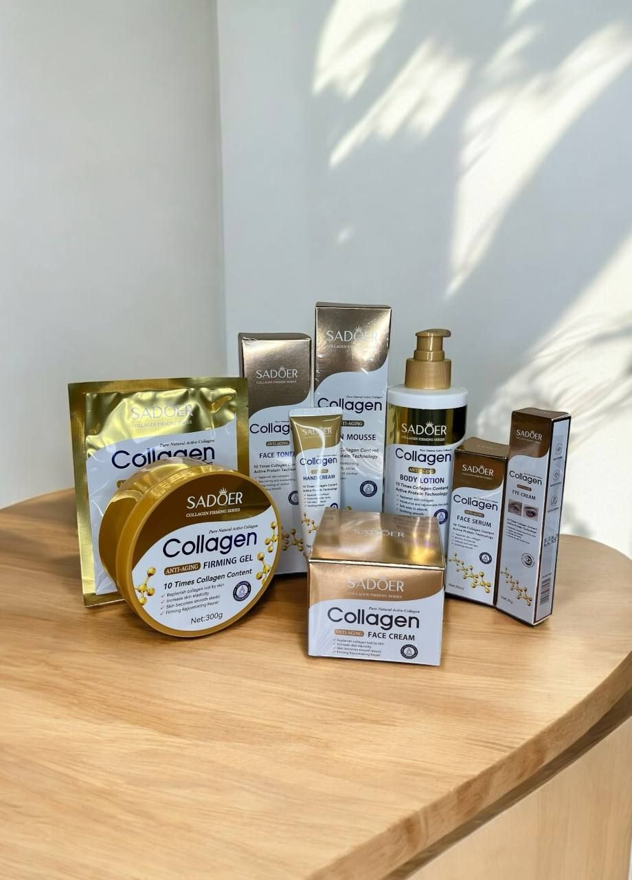Набір антивікової косметики для обличчя й тіла з колагеном SADOER (366453577)