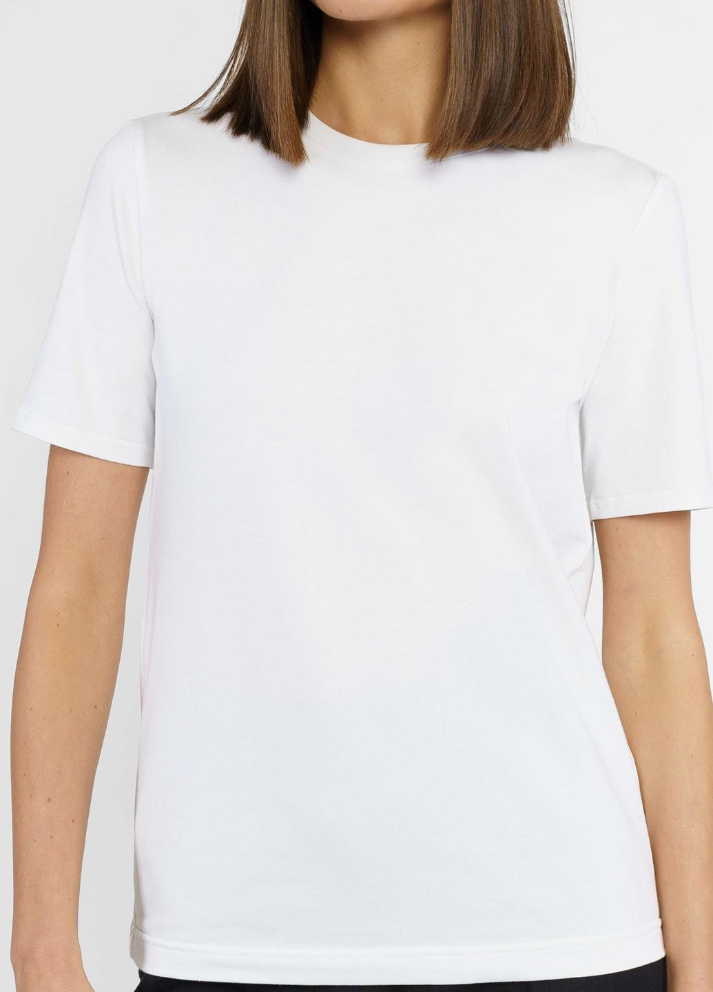 Футболка женская белая Arber T-SHIRT WF-19 - (316256197)