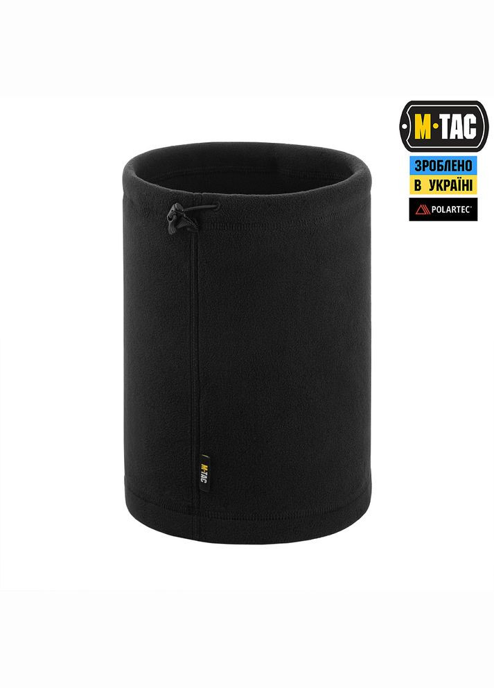 Шарф-труба Elite короткая с затяжкой флис (320г/м2) Black M-TAC (315339485)