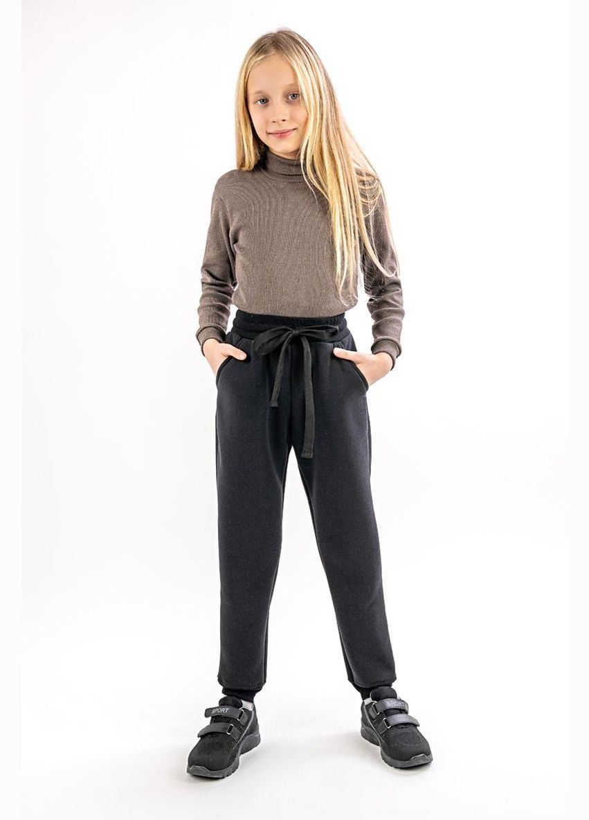 Черные спортивные, повседневный демисезонные брюки Україна