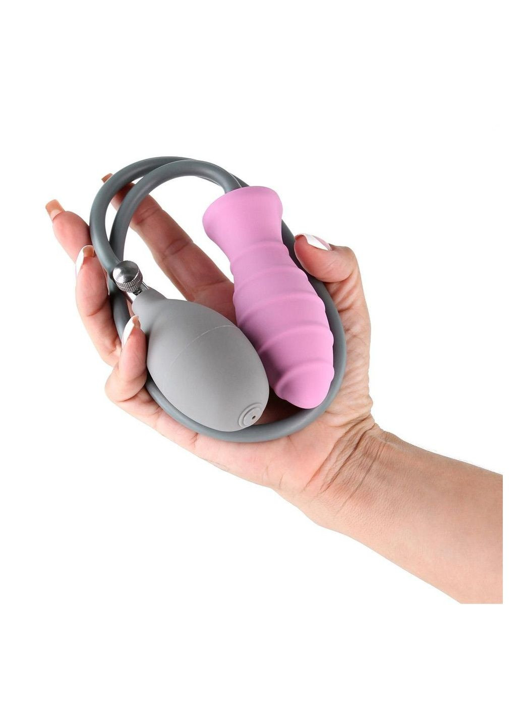 Анальна пробка Inya з накачуванням, рожева Ns Novelties (361669873)