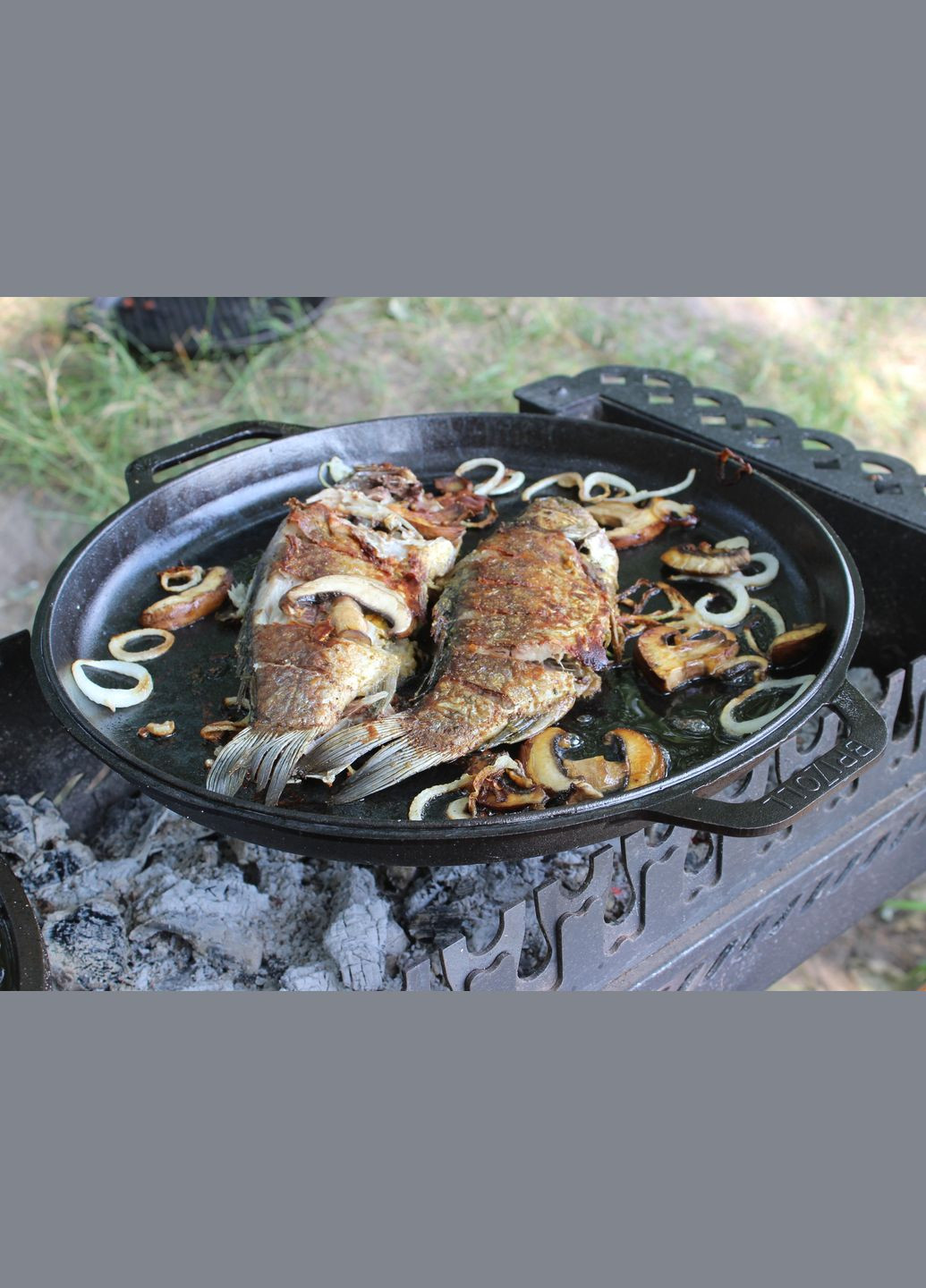 Кришка-сковорода чавунна Ø 400 мм Brizoll (322732362)