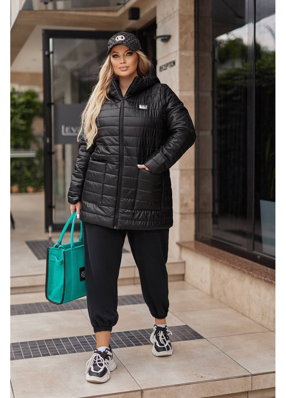 Чорна куртка демісезона Fashion