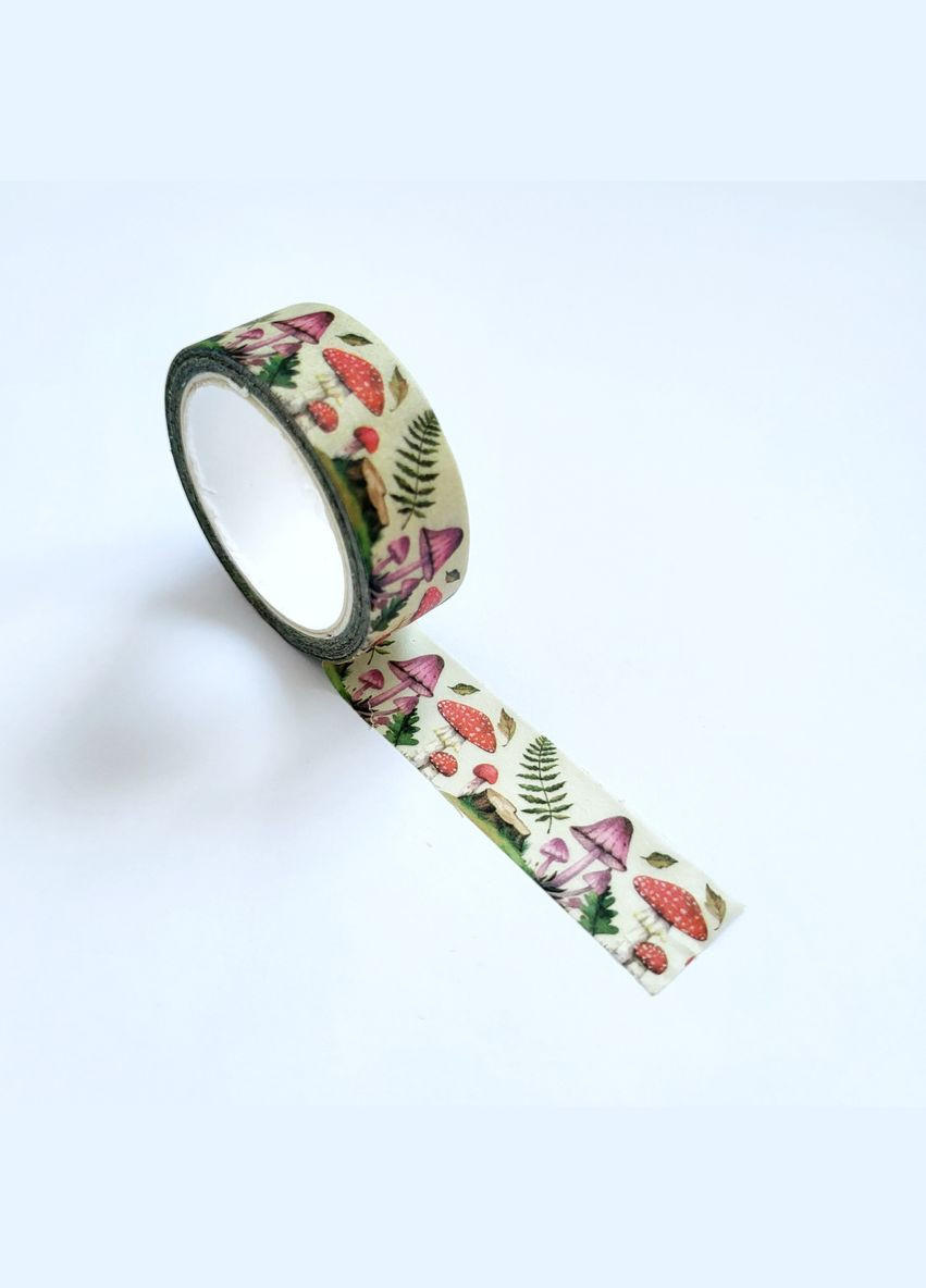 Декоративный скотч для творчества DIY 2 м Волшебный грибной лес No Brand (322872681)