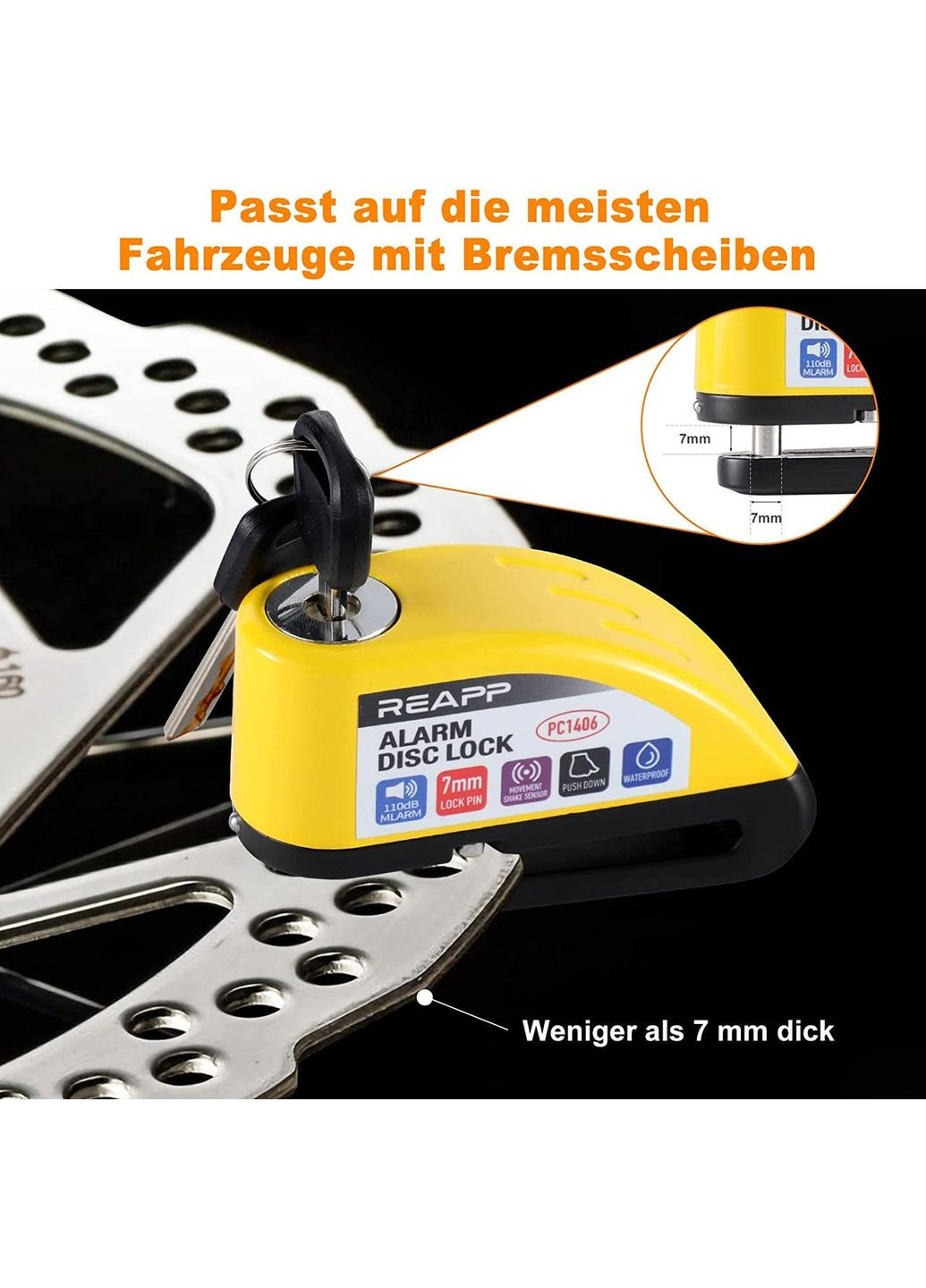 Система сигналізації і блокування мотоцикла Reapp No Brand (354828868)