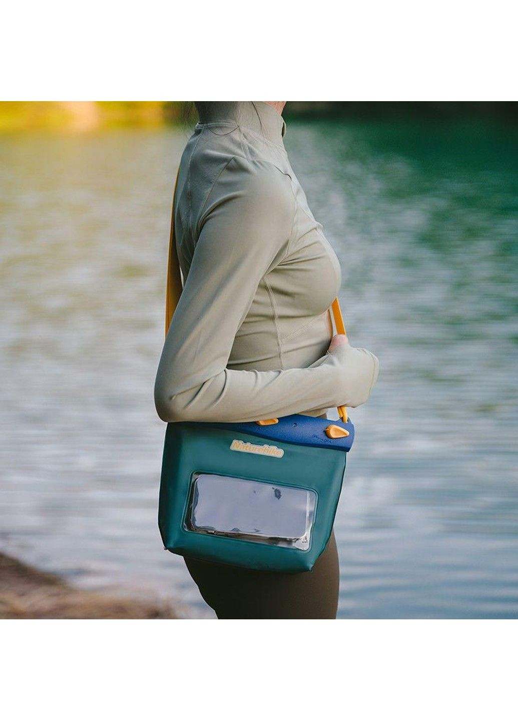 Водонепроникна сумка Naturehike CNK2300BS016 5.6л (Зелена) No Brand (332635525)