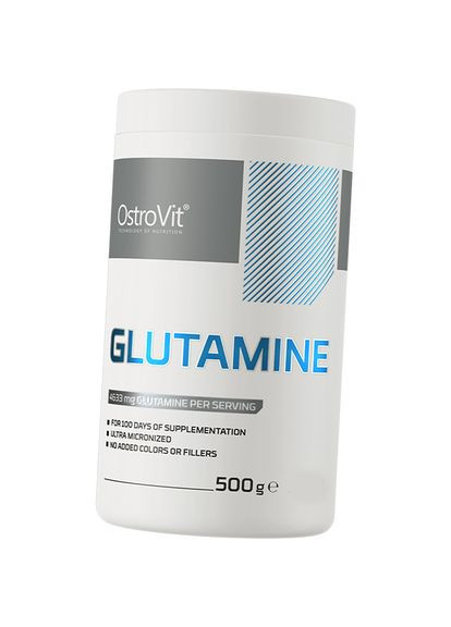 Глютамін порошок, Glutamine Powder, 500г Лимон (32250004) Ostrovit (322723952)