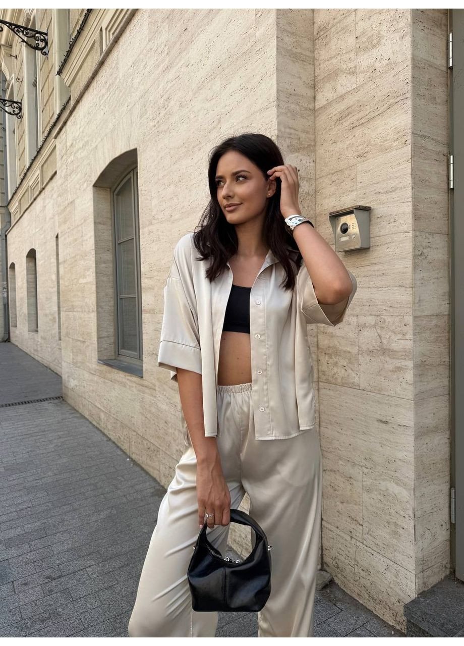 Легкий костюм, влюбляющий с первого прикосновения 🤍 Luna (349441813)