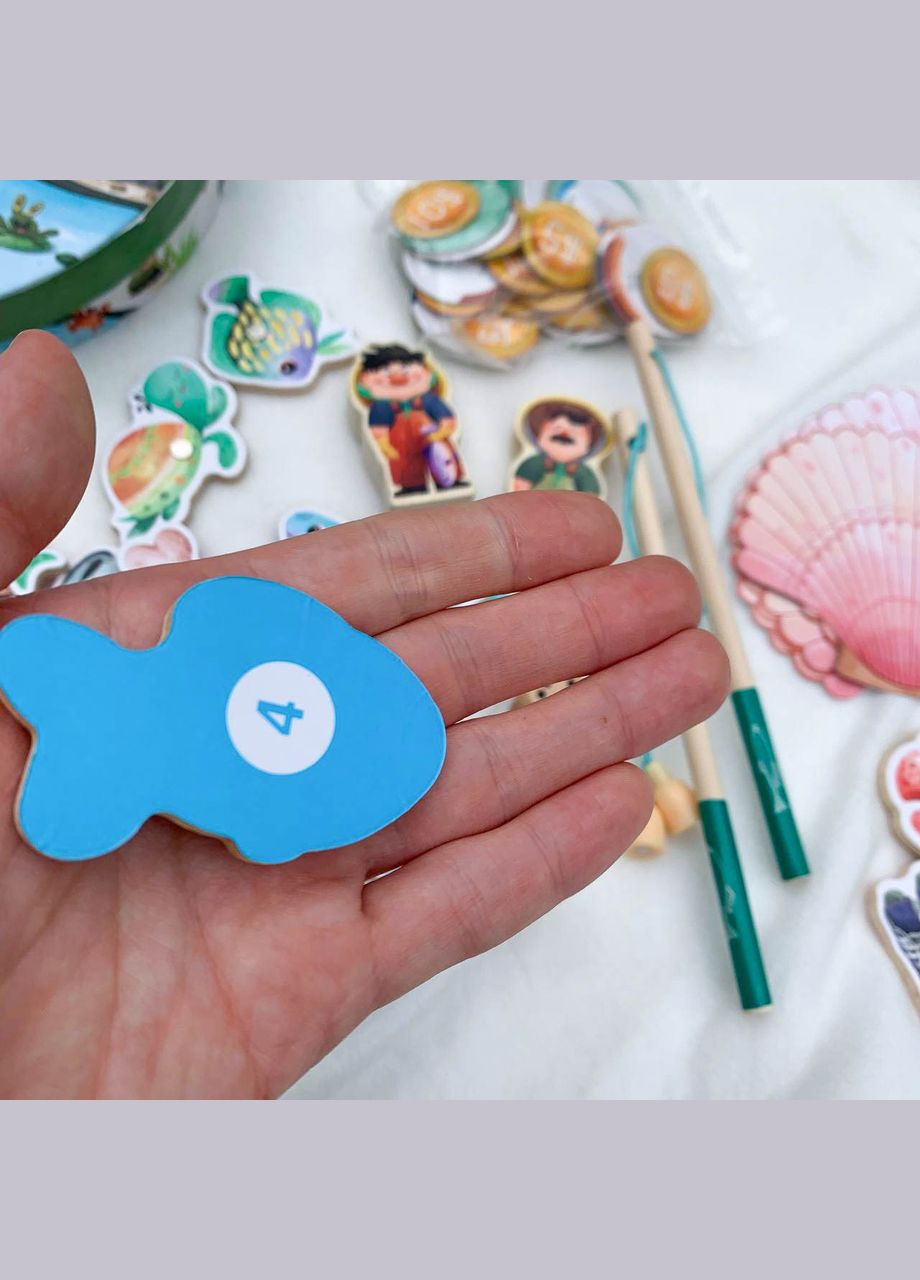 Дерев'яна магнітна рибалка, настільна гра Bambi (339871841)