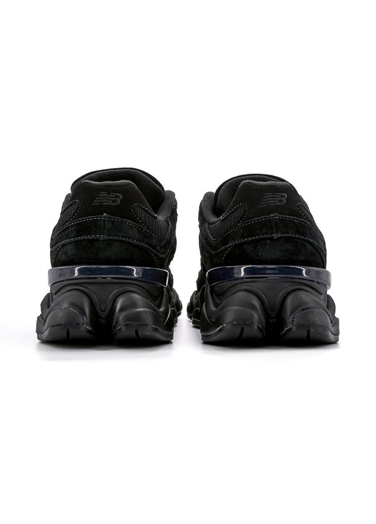 КРОССОВКИ ЖЕНСКИЕ NEW BALANCE 9060 TRIPLE BLACK НЬЮ БЕЛАНС 9060 No Brand чёрные демисезоны (367168789)