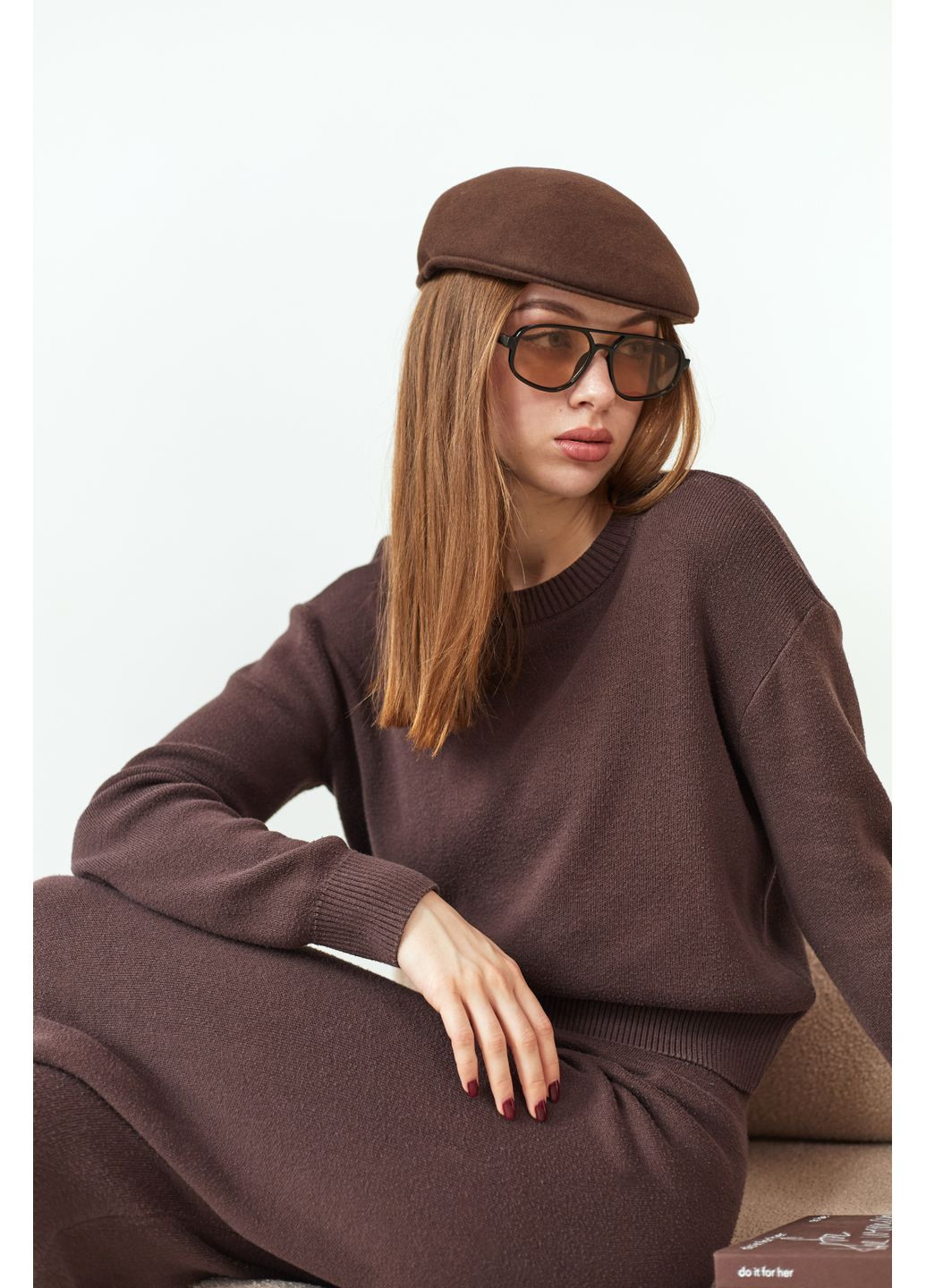 Фетрова вовняна кепка хуліганка HOOLIGANKA унісекс бордова No Brand (369043912)